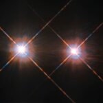 An image from the Hubble Space Telescope, showing Centauri A & B Credit: NASA Hubble Mission Team / ESA
