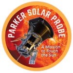 The mission patch for the Parker Solar Probe.