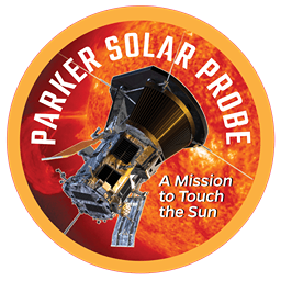 The mission patch for the Parker Solar Probe.