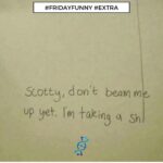 In keeping with the Star Trek theme, here's you #FridayFunnyXtra